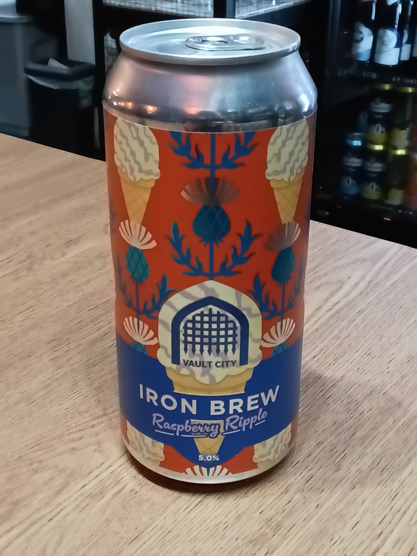 Vault City Iron Brew Raspberry Ripple 5.0% 440ml Can