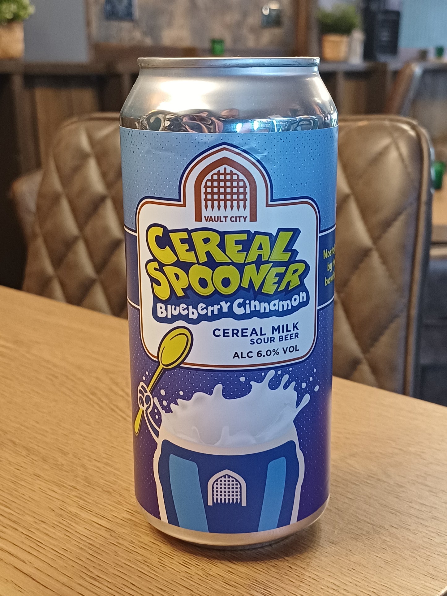 Vault City Cereal Spooner Blueberry Cinnamon 6% 440ml