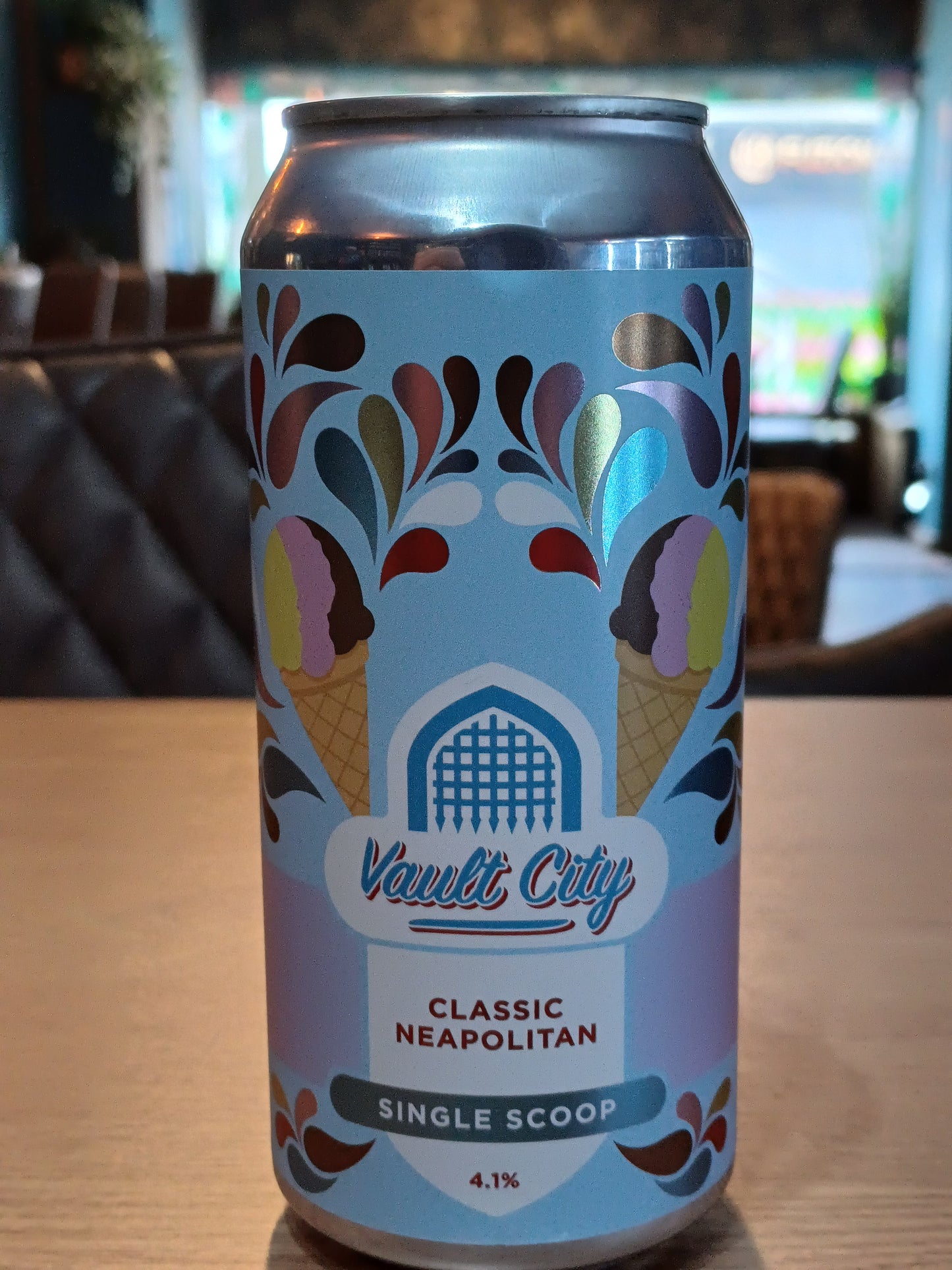 Vault City Neapolitan Single Scoop 4.1% 440ml Can