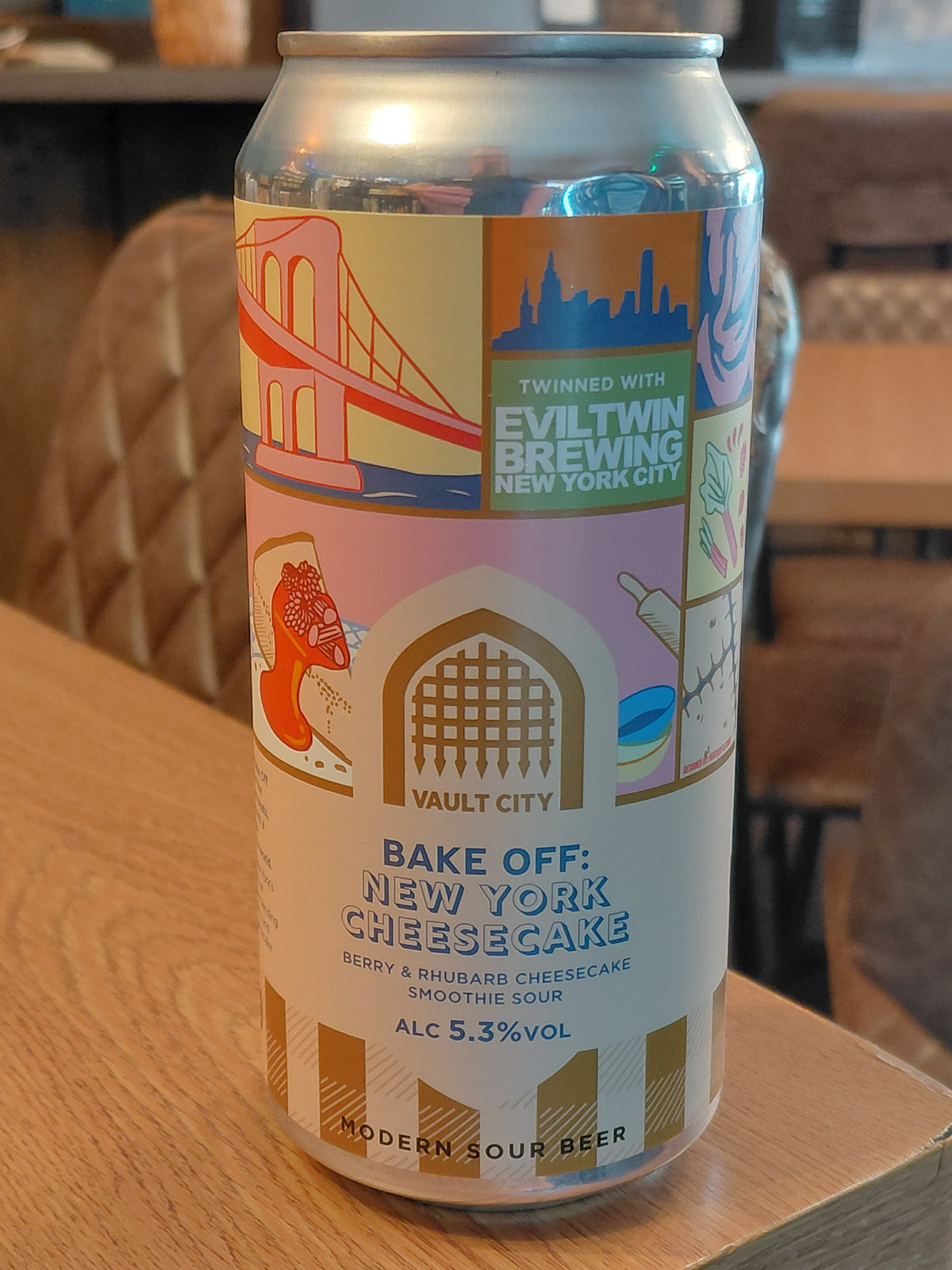 Vault City NY Cheesecake 5.3% 440ml Can