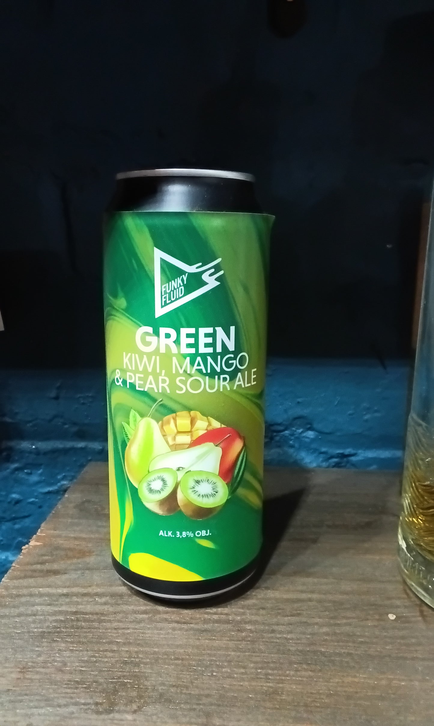 Funky Fluid Green Mango 3.8% 500ml Can