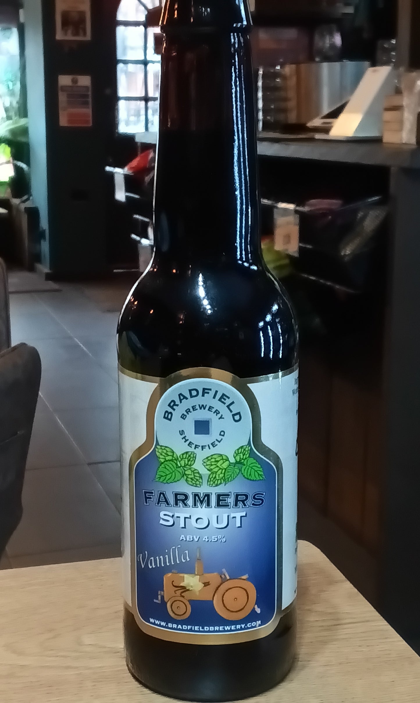 Bradfield Farmers Vanilla Stout 4.5% 330ml Btl