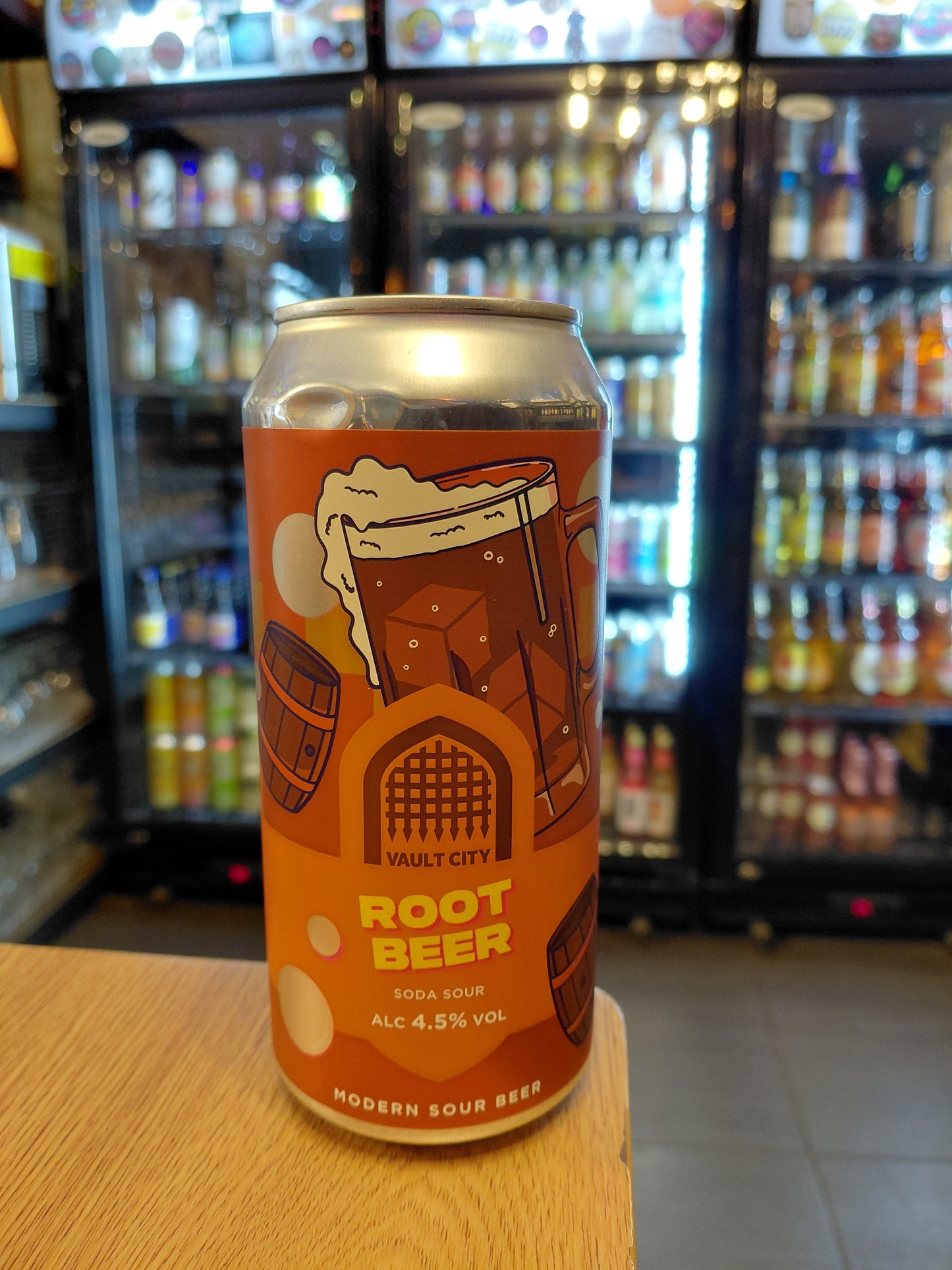 Vault City Root Beer 4.5% 440ml Can