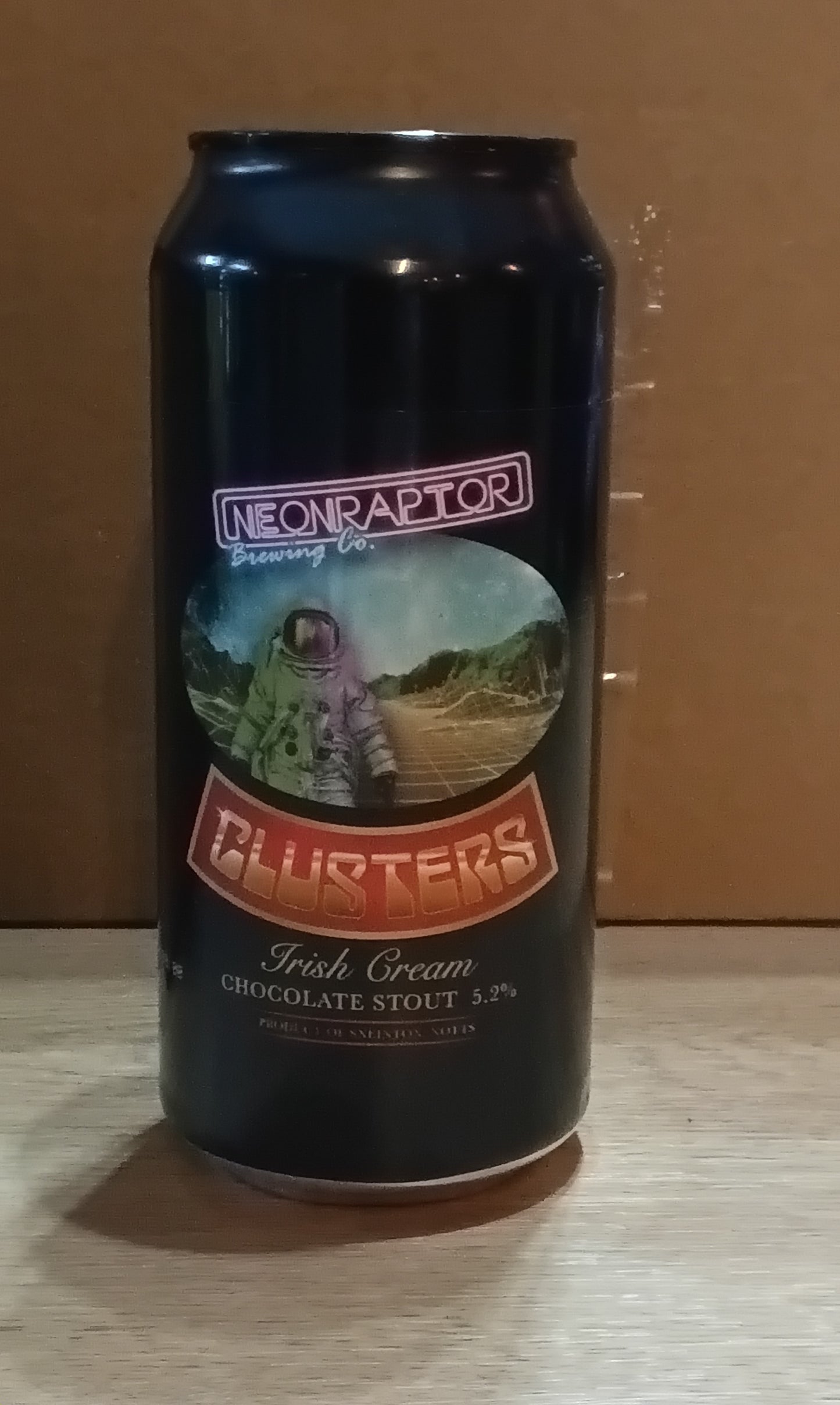 Neon Raptor Irish Cream Clusters 5.2% 440ml Can