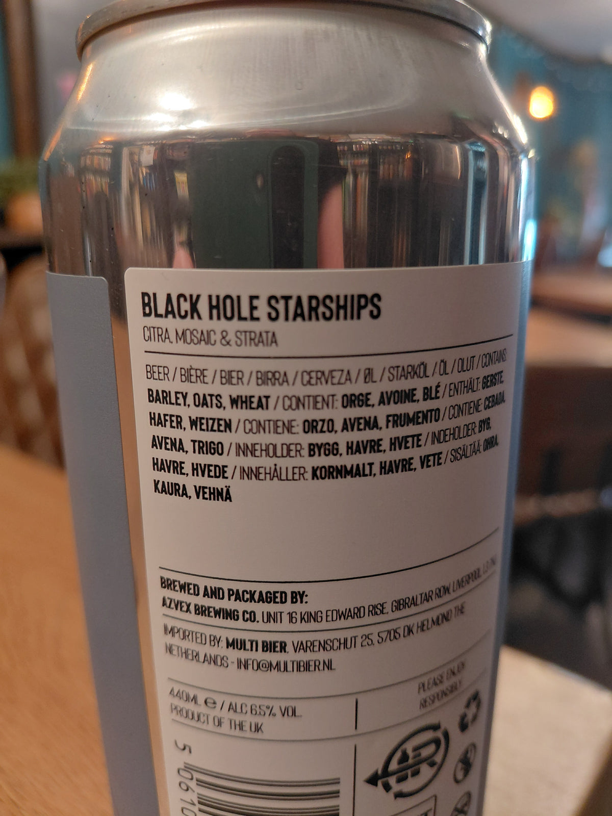 Azvex Black Hole Starships 6.5% 440ml Can