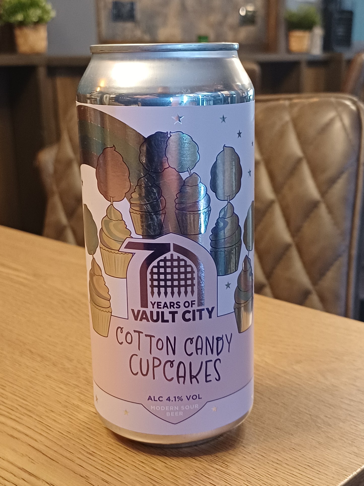 Vault City Cotton Candy Cupcakes 4.1% 440ml Can