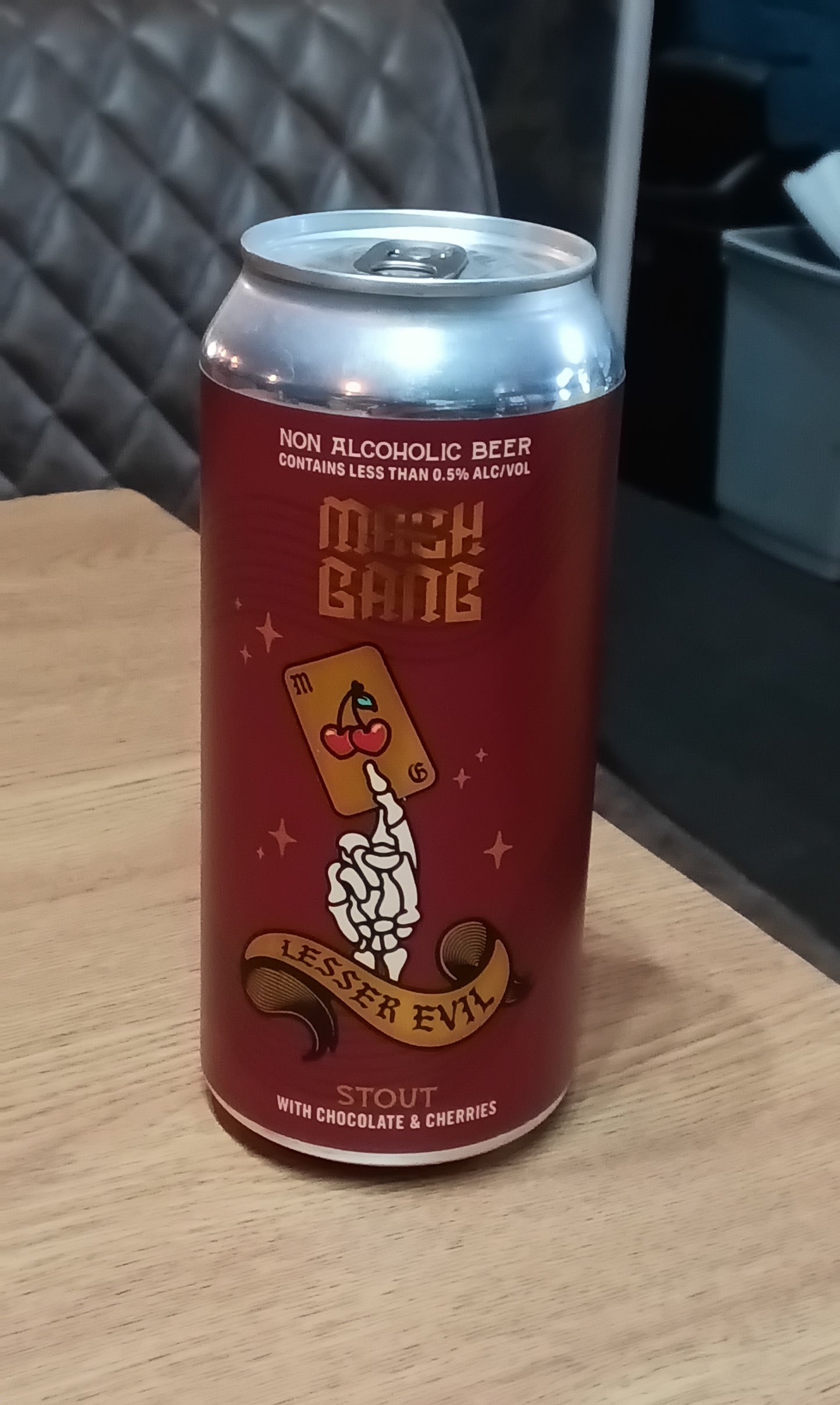 Mash Gang Lesser Evil Stout 0.5% 440ml