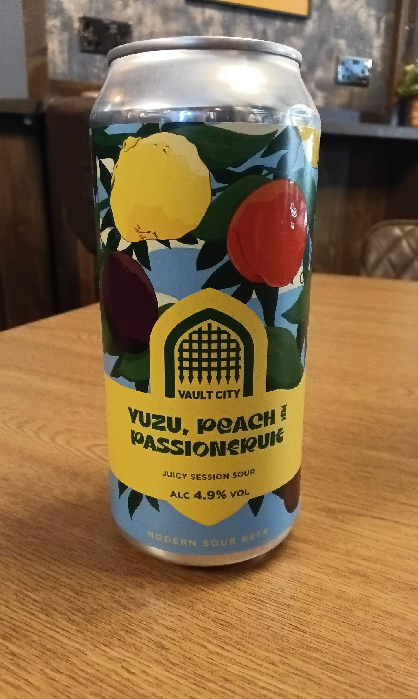 Vault City Yuzu Peach Passionfruit 4.9% 440ml Can