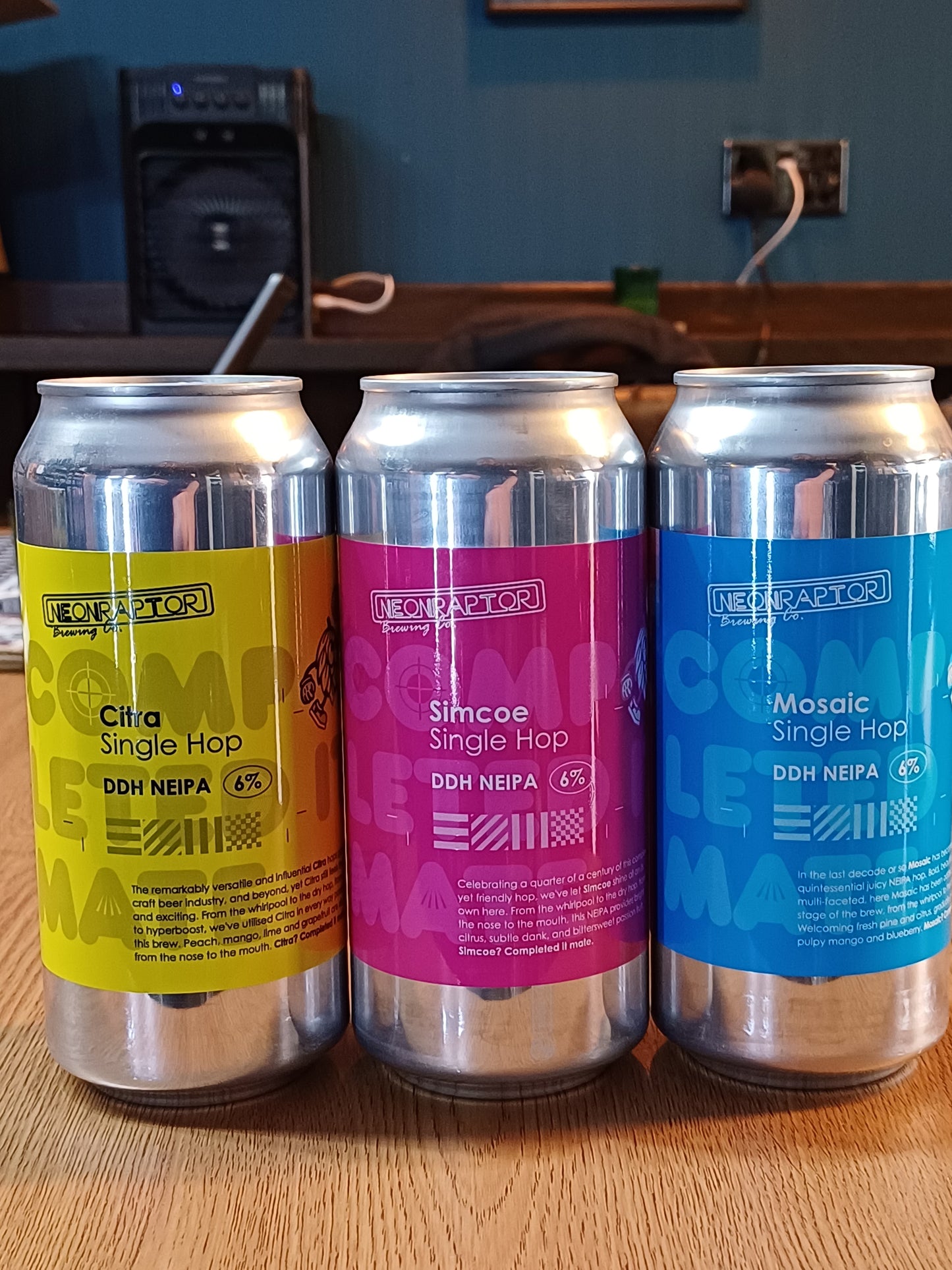 Neon Raptor Compeleted It Mate Simcoe 6.0% 440ml Can