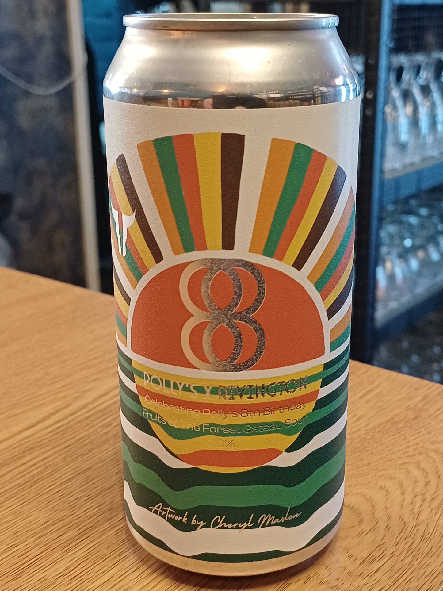 Pollys X Rivington 8th Birthday 7.0% 440ml Can