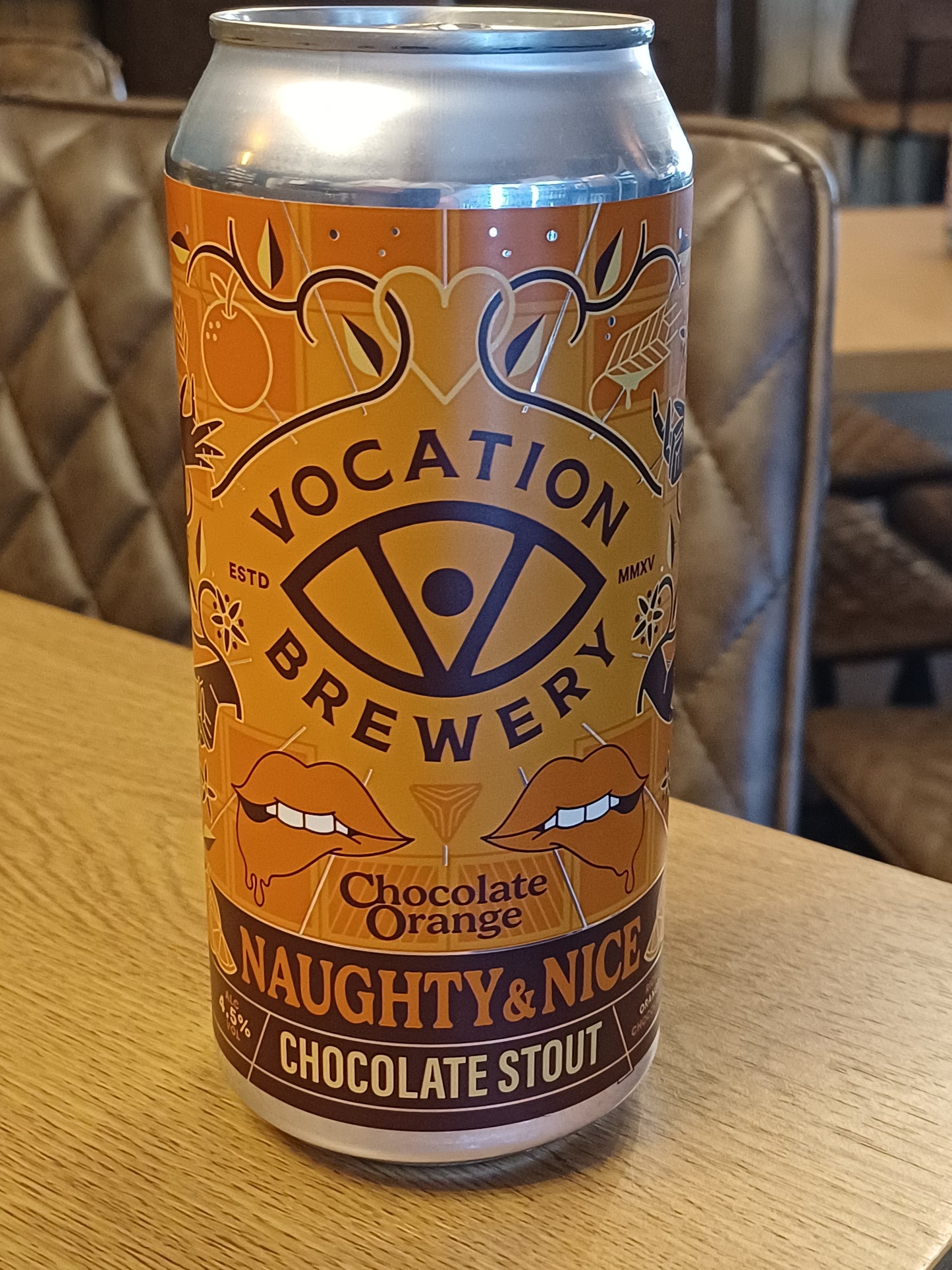 Vocation Naughty And Nice Chocolate Orange 4.5% 440ml Can