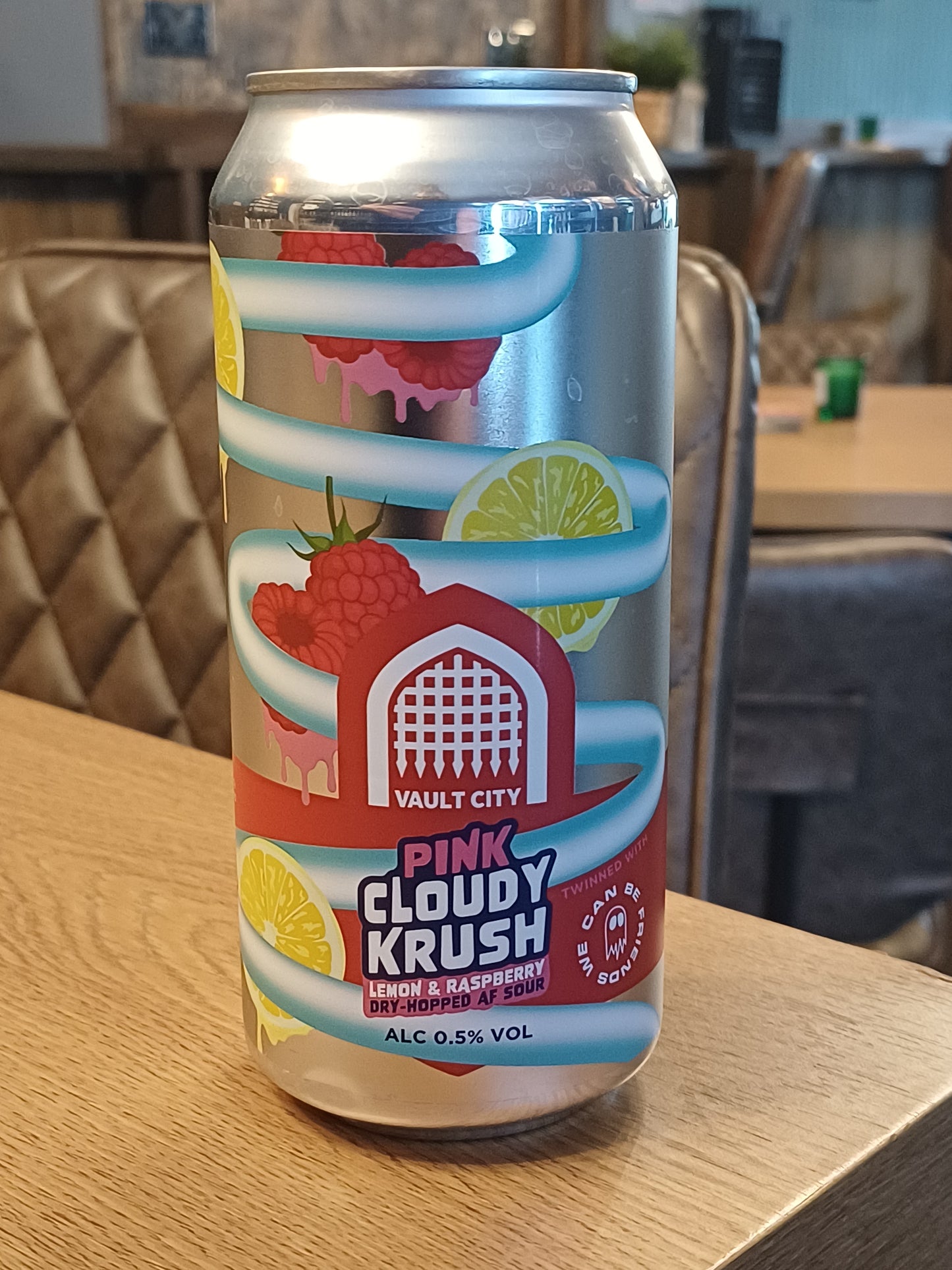 Vault City Pink Cloudy Krush 0.5% 440ml
