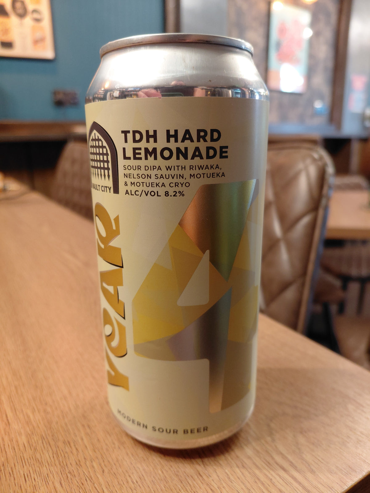 Vault City Year 4 TDH Hard Lemonade 8.2% 440ml Can