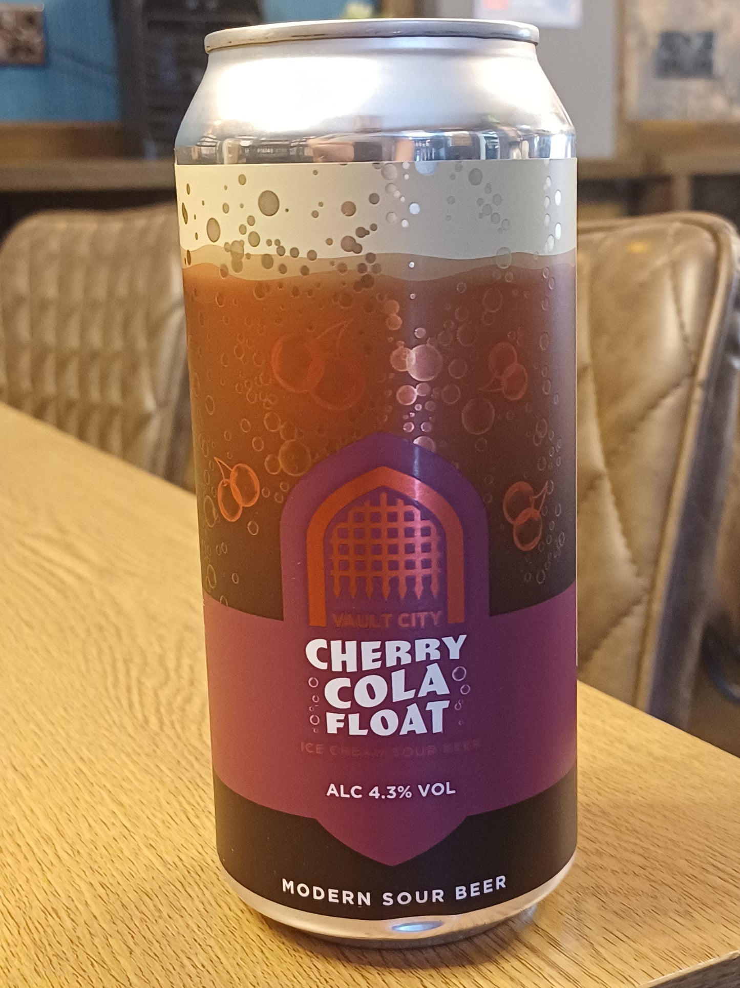 Vault City Cherry Cola Float 4.3% 440ml Can