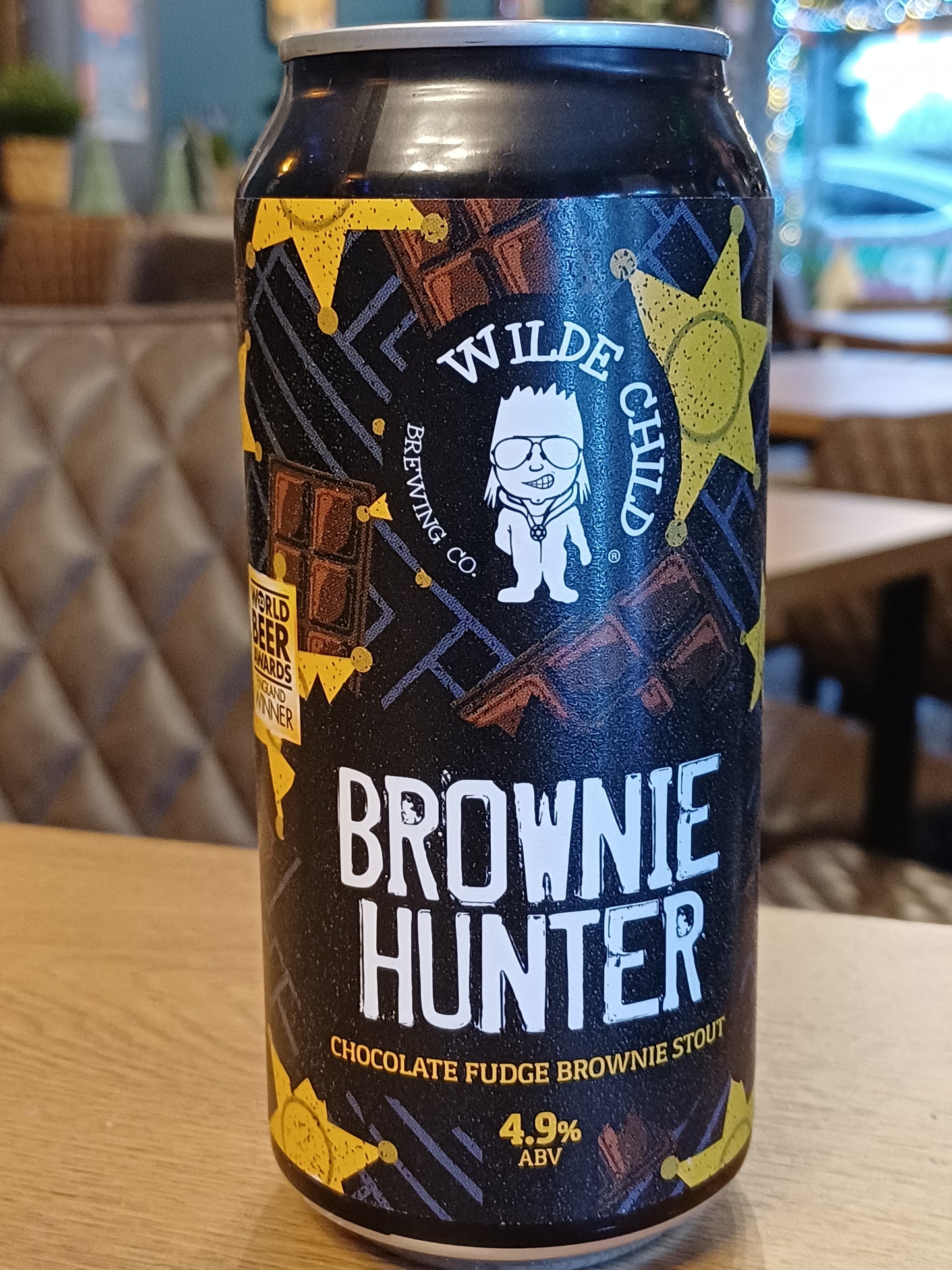 Wilde Child Brownie Hunter Chocolate Fudge Brownie Stout 4.9% 440ml Can