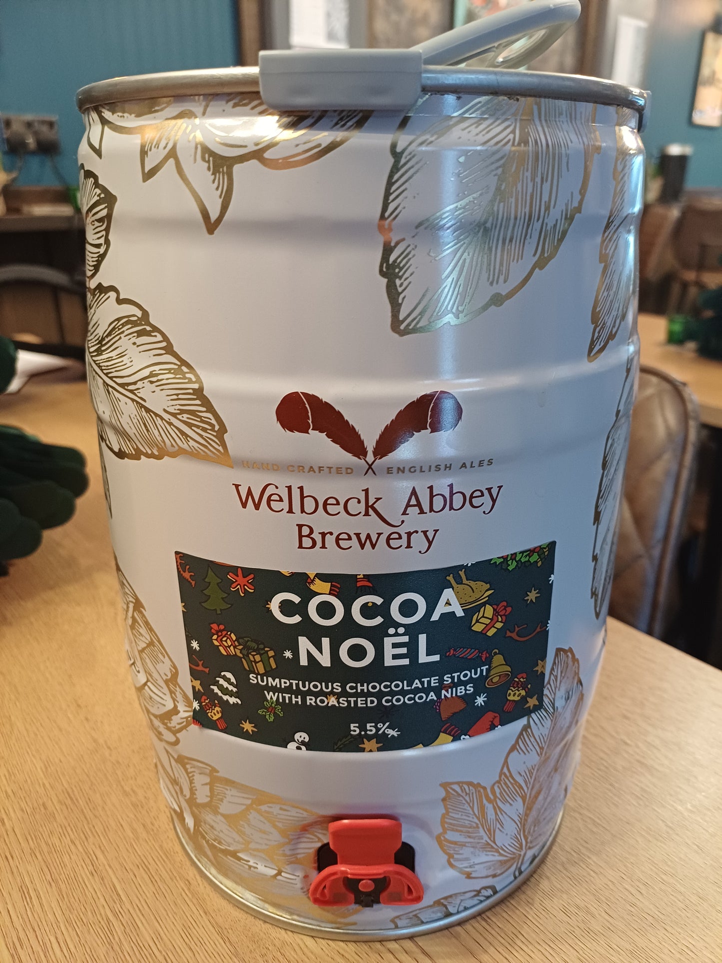 Welbeck Cocoa Noel Mini Keg 5.5%