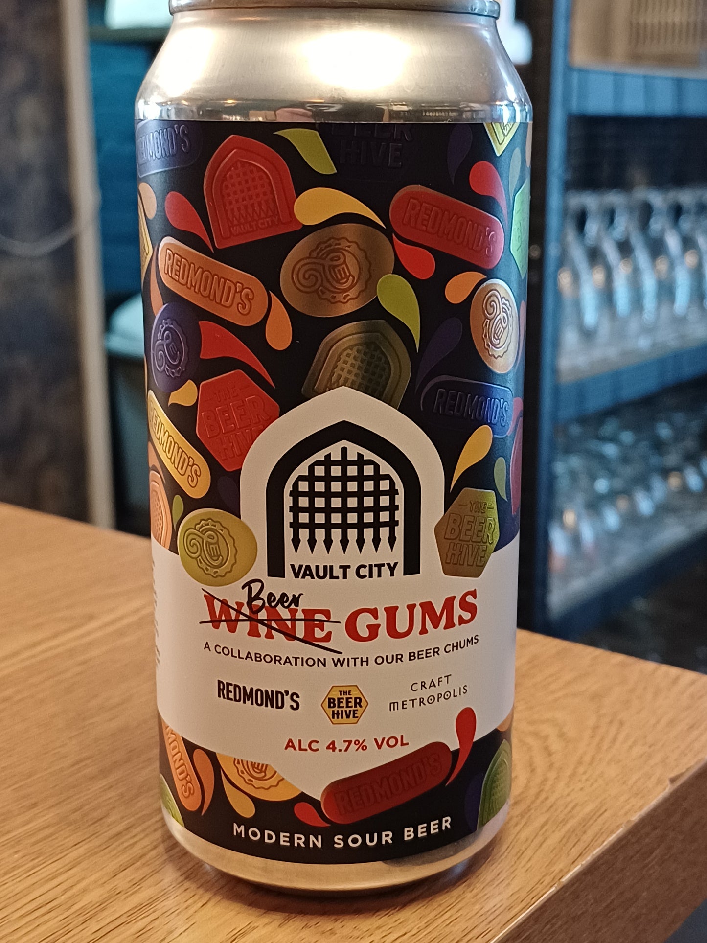 Vault City Beer Gums 4.7% 440ml Can
