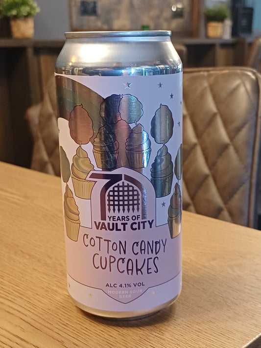 Vault City Cotton Candy Cupcakes 4.1% 440ml Can
