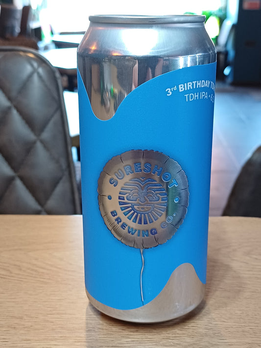 Sureshot 3rd Birthday TDH IPA 6.5% 440ml Can