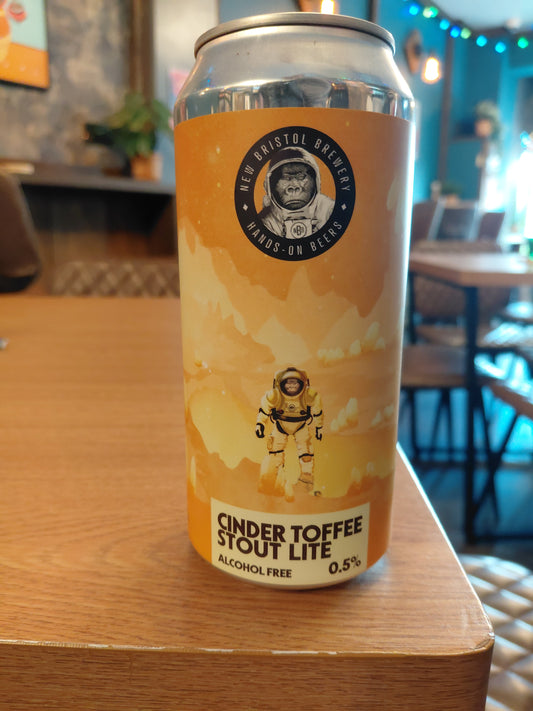 New Bristol Cinder Toffee Stout LITE 0.5% 440ml Can