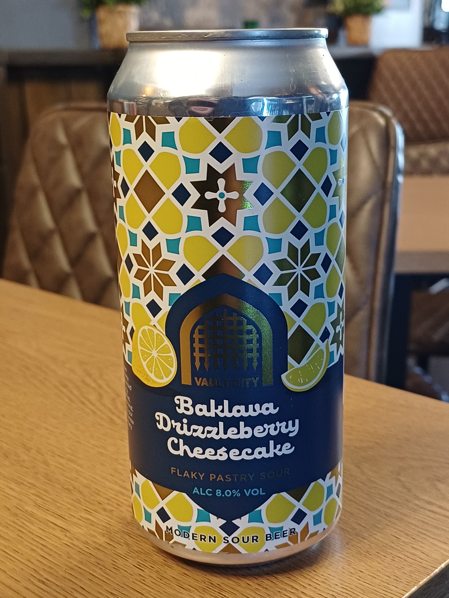 Vault City Baklava Drizzleberry Cheesecake 8.0% 440ml Can