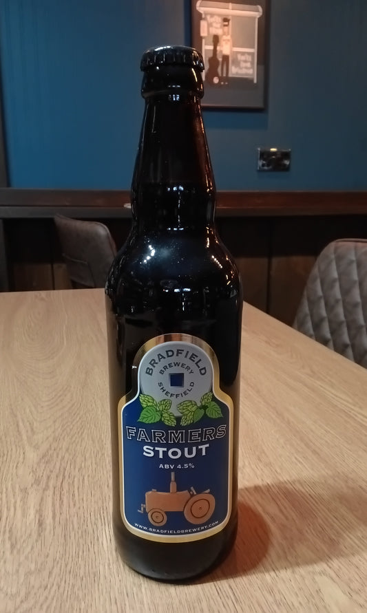 Bradfield Farmers Stout 4.5% 500ml Btl
