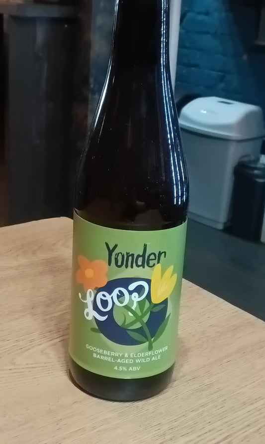Yonder Loop Gooseberry And Elderflower 4.5% 330ml Bottle