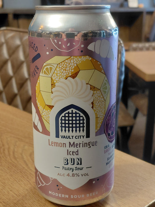 Vault City Lemon Meringue Iced Bun 4.8% 440ml Can