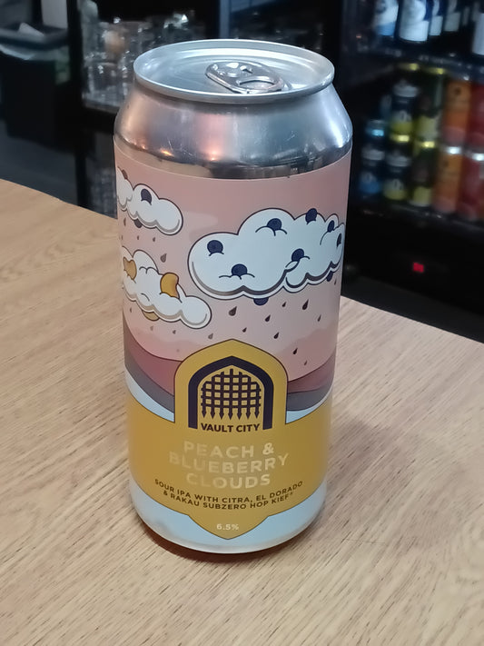 Vault City Peach Blueberry Clouds 6.5% 440ml Can