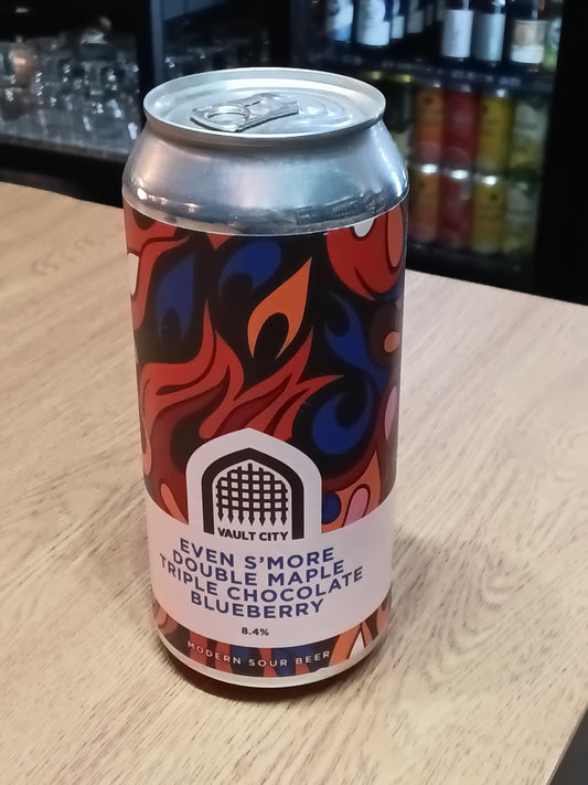 Vault City Even S'more Double Maple Triple Chocolate Blueberry 8.4% 440ml Can