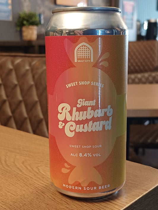 Vault City Giant Rhubarb & Custard 8.4% 440ml Can