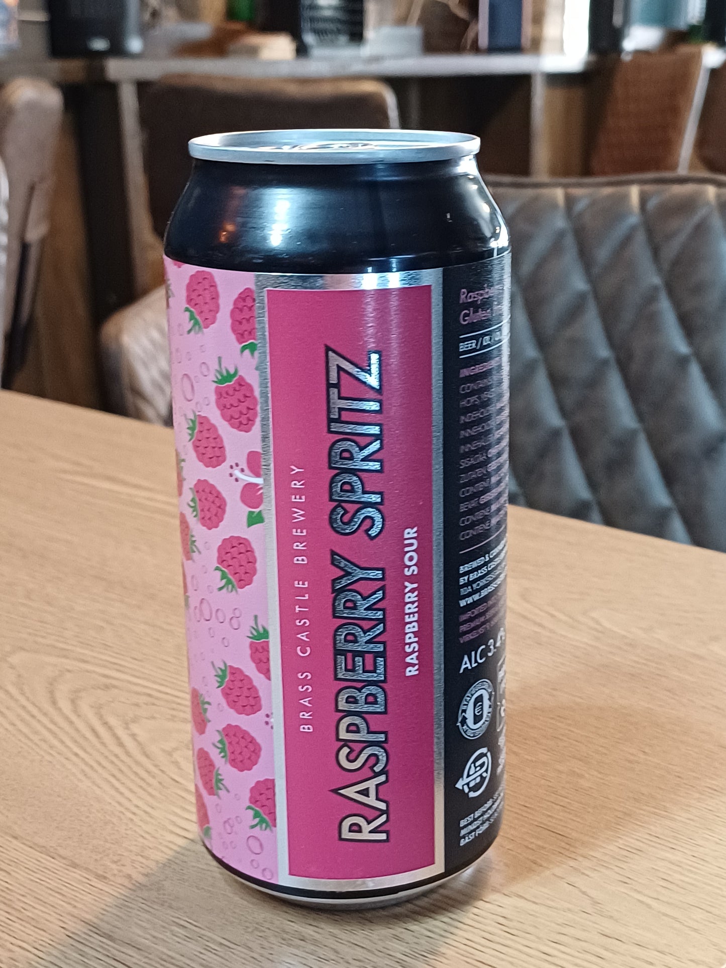 Brass Catle Raspberry Spritz 3.4% 440ml Can