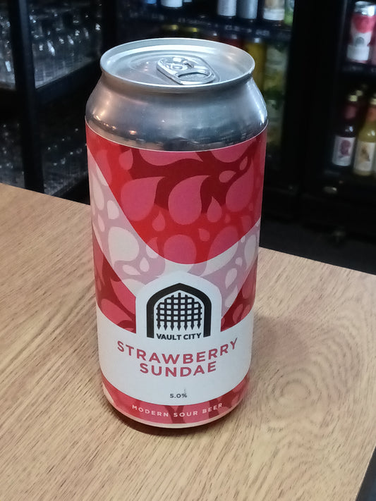 Vault City Strawberry Sundae 5.0% 440ml Can