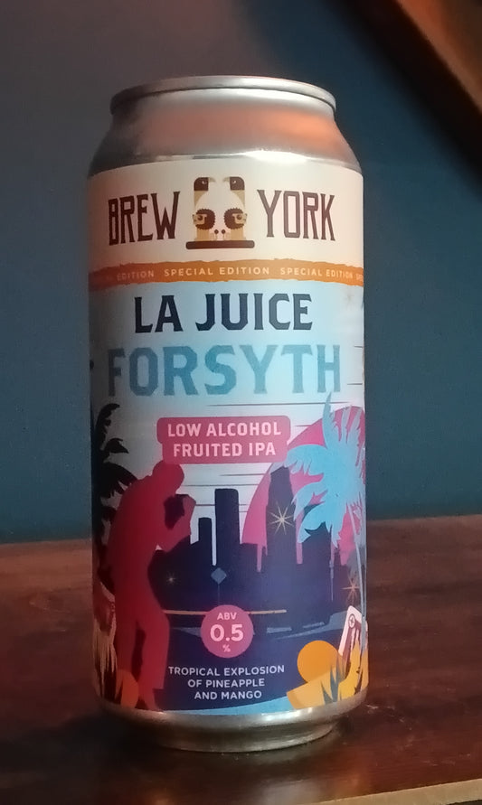 Brew York LA Juice Forsyth 0.5% 440ml Can