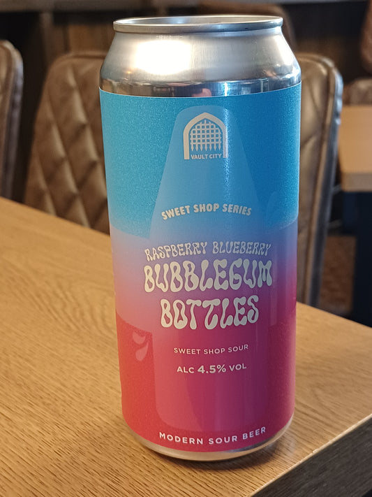 Vault City Raspberry Bluberry Bubblegum Bottles 4.5% 440ml Can