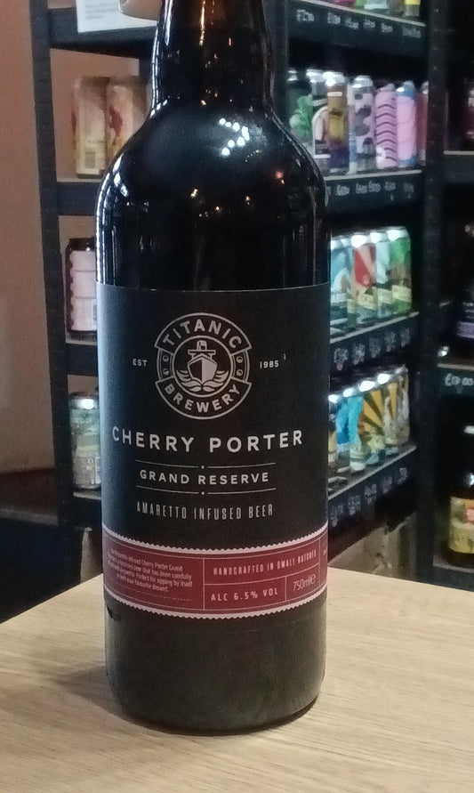 Titanic Cherry Grand Reserve 6.5% Amaretto Infused 750ml Btl