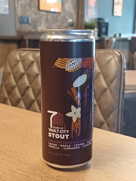 Vault City 7 Years Of Stout 14.0% 330ml Can