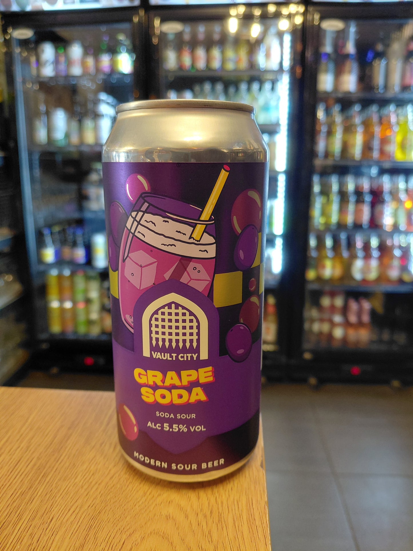 Vault City Grape Soda 5.5% 440ml Can